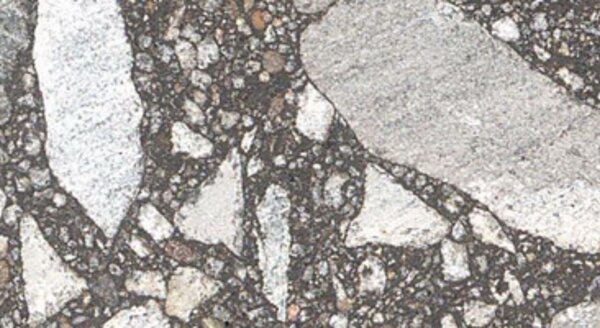 CRB GmbH | Makroskopische Aufnahme Asphaltbohrkern | © CRB Analyse Service GmbH