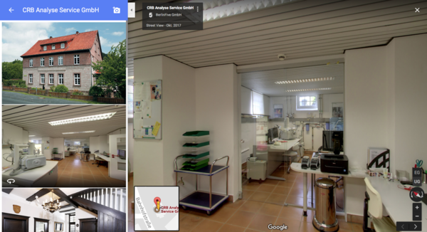 Vistas de 360 grados de nuestro laboratorio de análisis de amianto